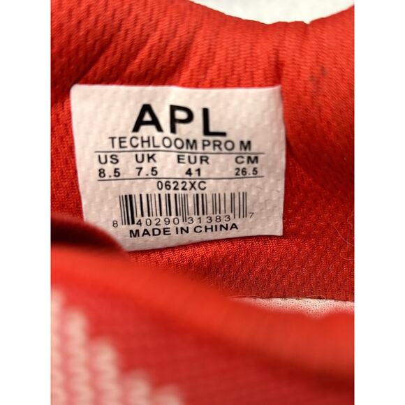 APL Mens Techloom Propeplum Red Mesh sneaker shoes Mens Sz 8.5 - Picture 8 of 10